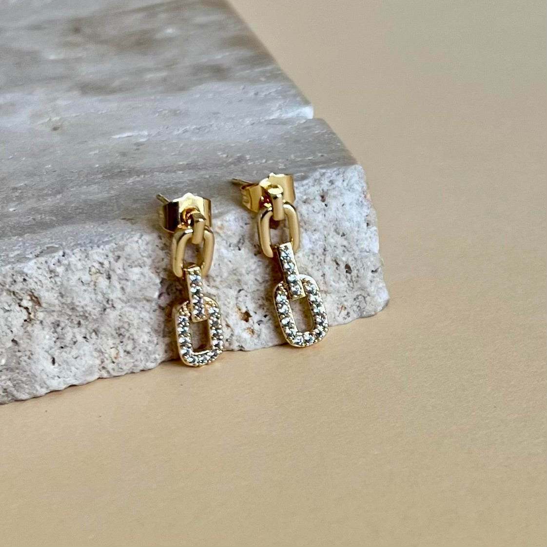 Citrola | Gold Plated Earrings