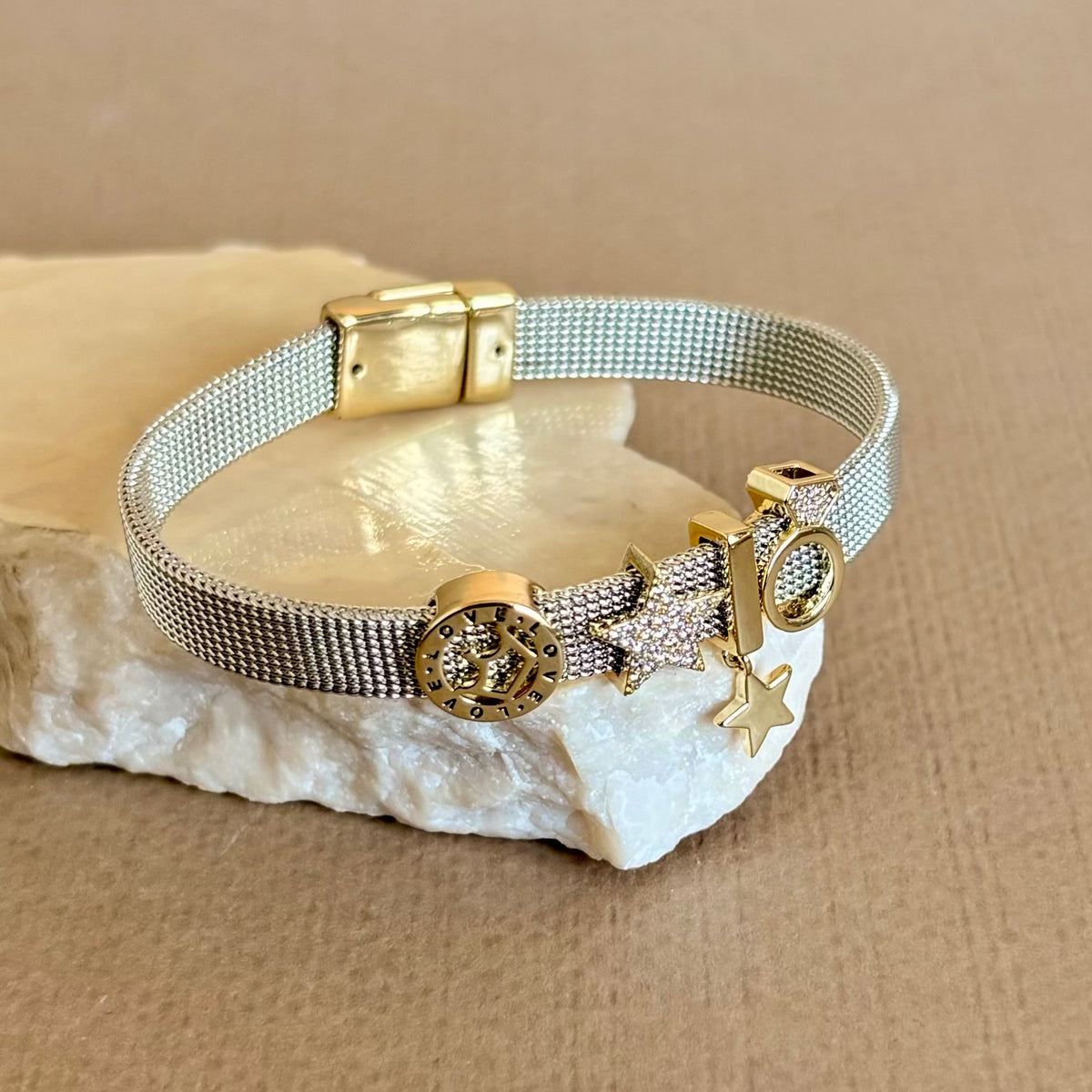 Diva 06 | White Gold Plated Bracelet