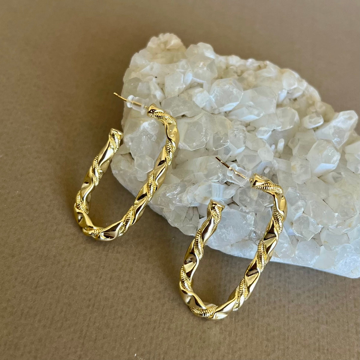 Throne | Gold Plated Earrings