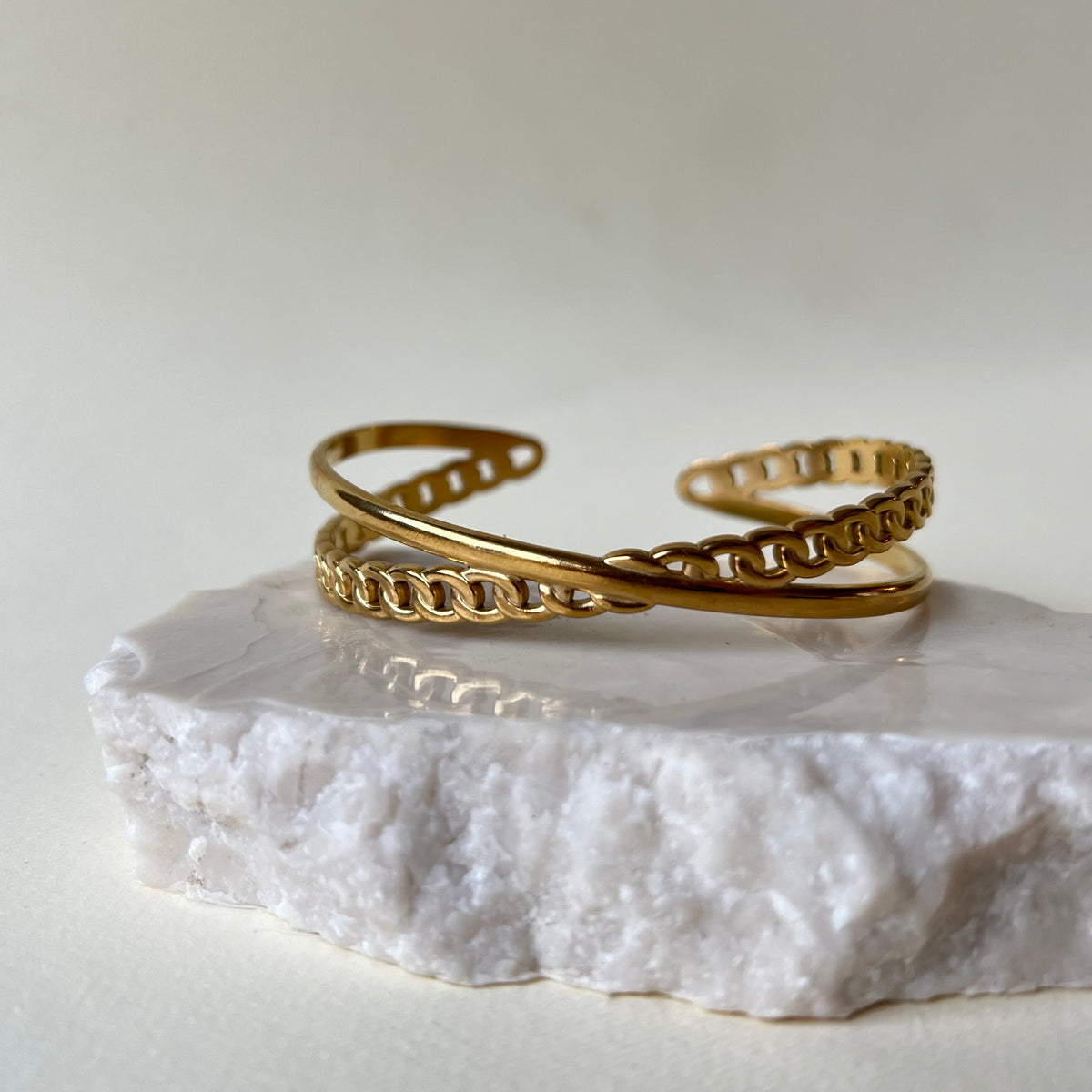 Tern |Gold Plated Bangle