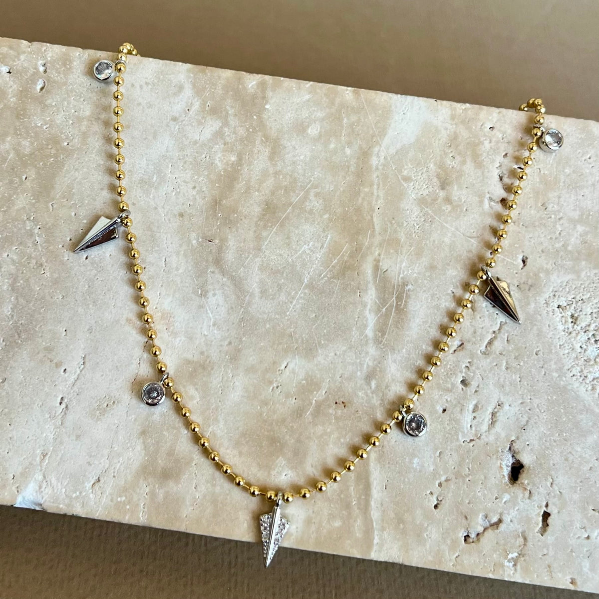 Tirena | Gold Plated Necklace