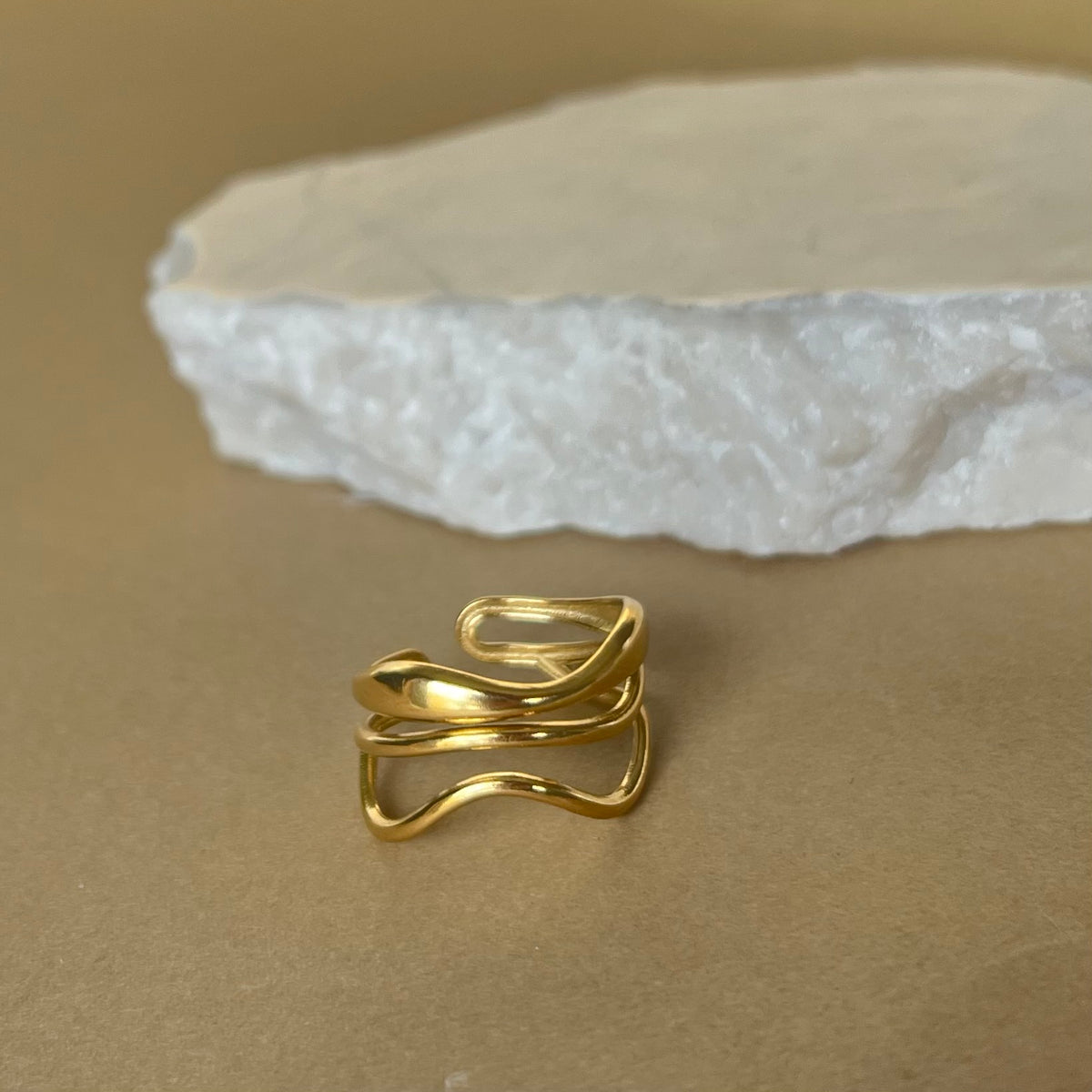 Elise | Gold Plated Ring