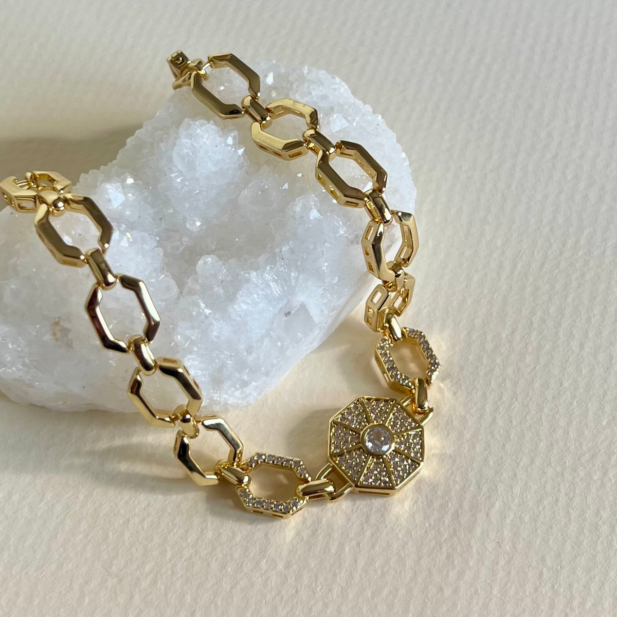 Gleamira | Gold Plated Bracelet