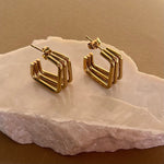 Auravia 02 | Gold Plated Earrings