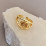 Farha & saada 02 | Gold Plated Ring