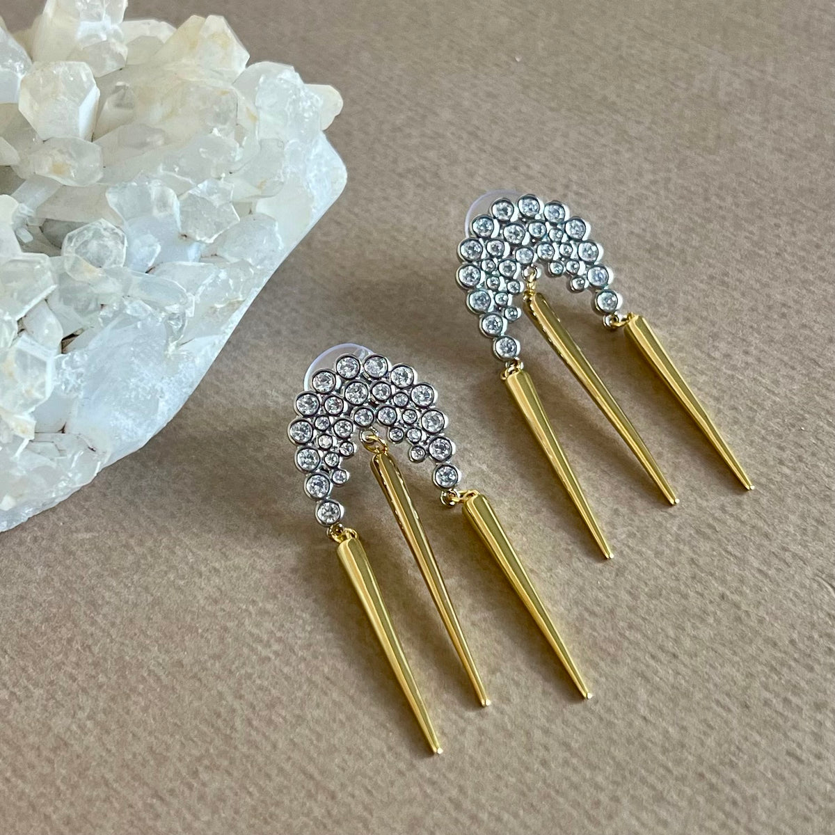 Ember | Gold Plated Earrings