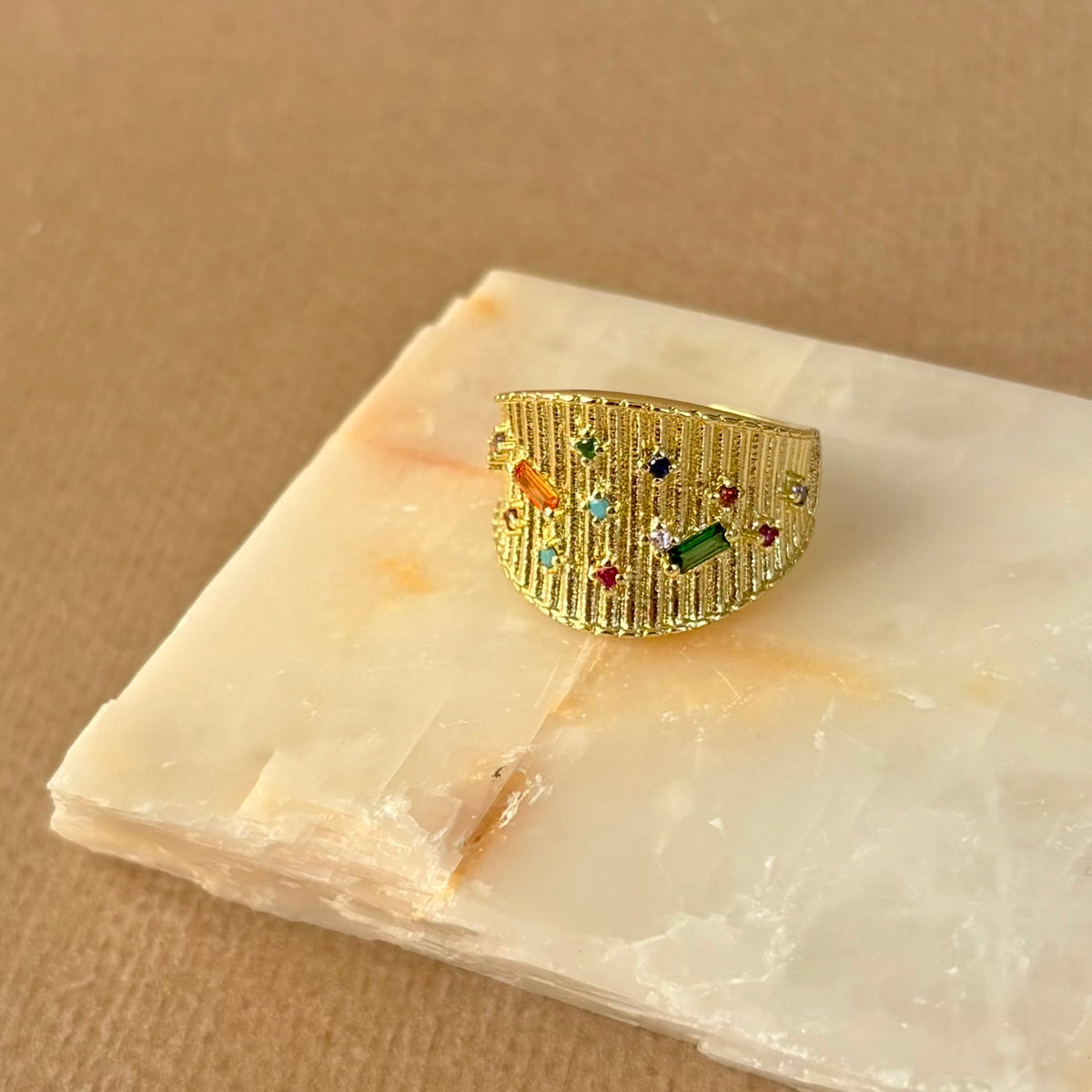 Aureon | Gold Plated Ring
