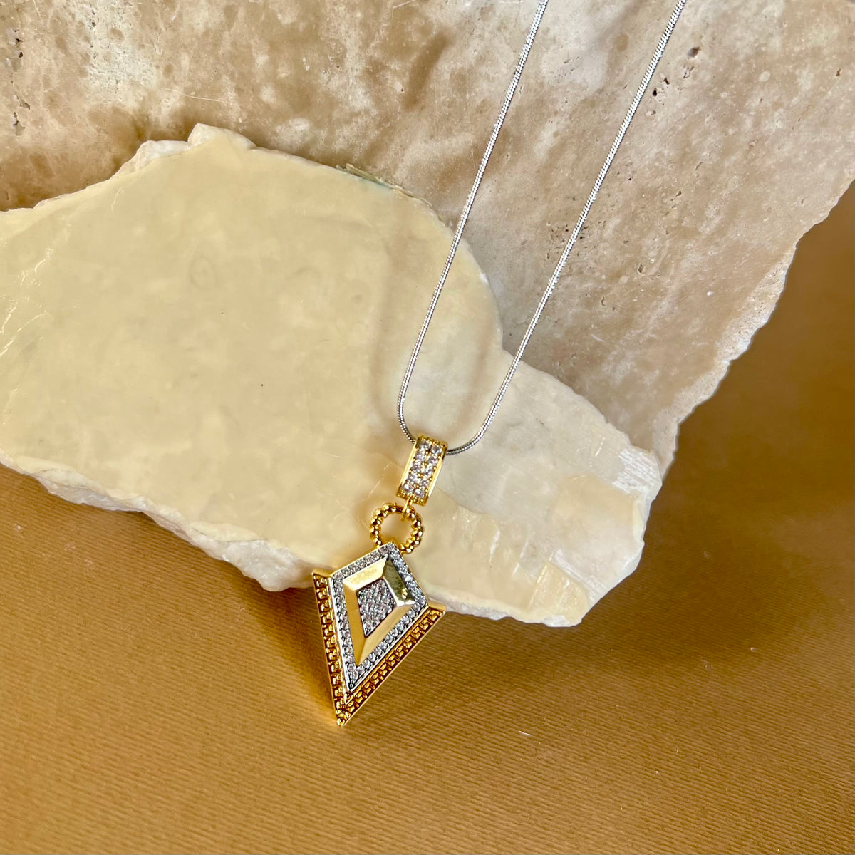 Dioren | Gold Plated Necklace