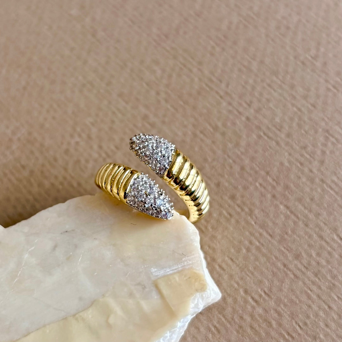 Headz | Gold Plated Ring