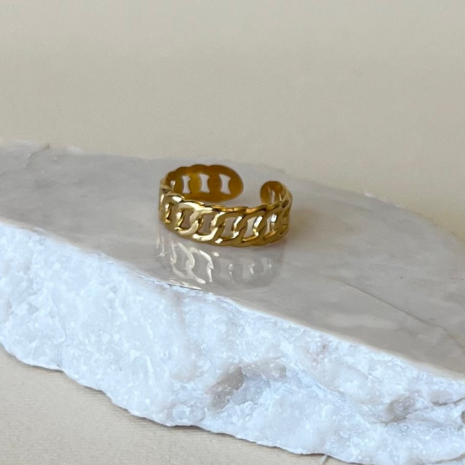 Saige 02 | Gold Plated Ring