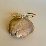 Malachite | Gold Plated Bangle