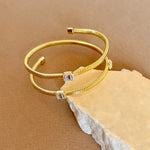 Belsora | Gold Plated Bangle