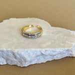 Vena | Gold Plated Ring