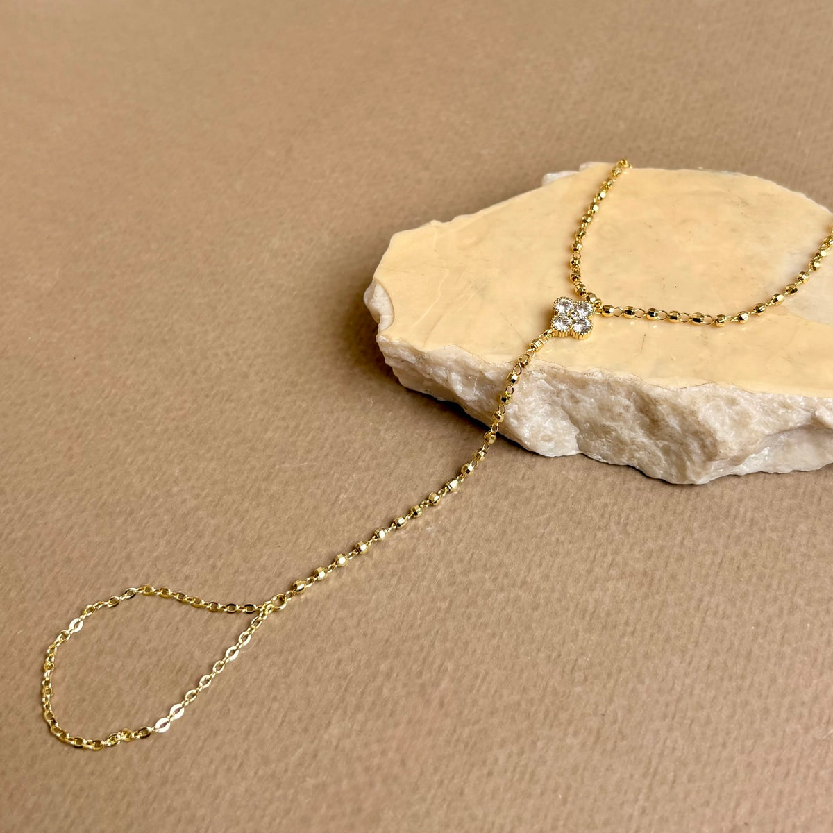 Braceletta 02 | Gold Plated Hand Chain