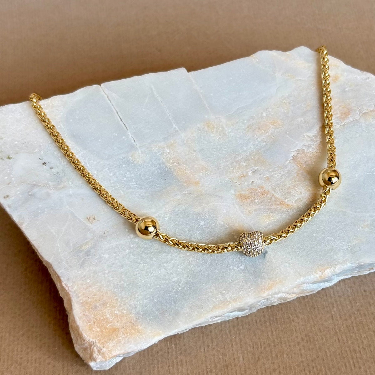 Elante | Gold Plated Necklace