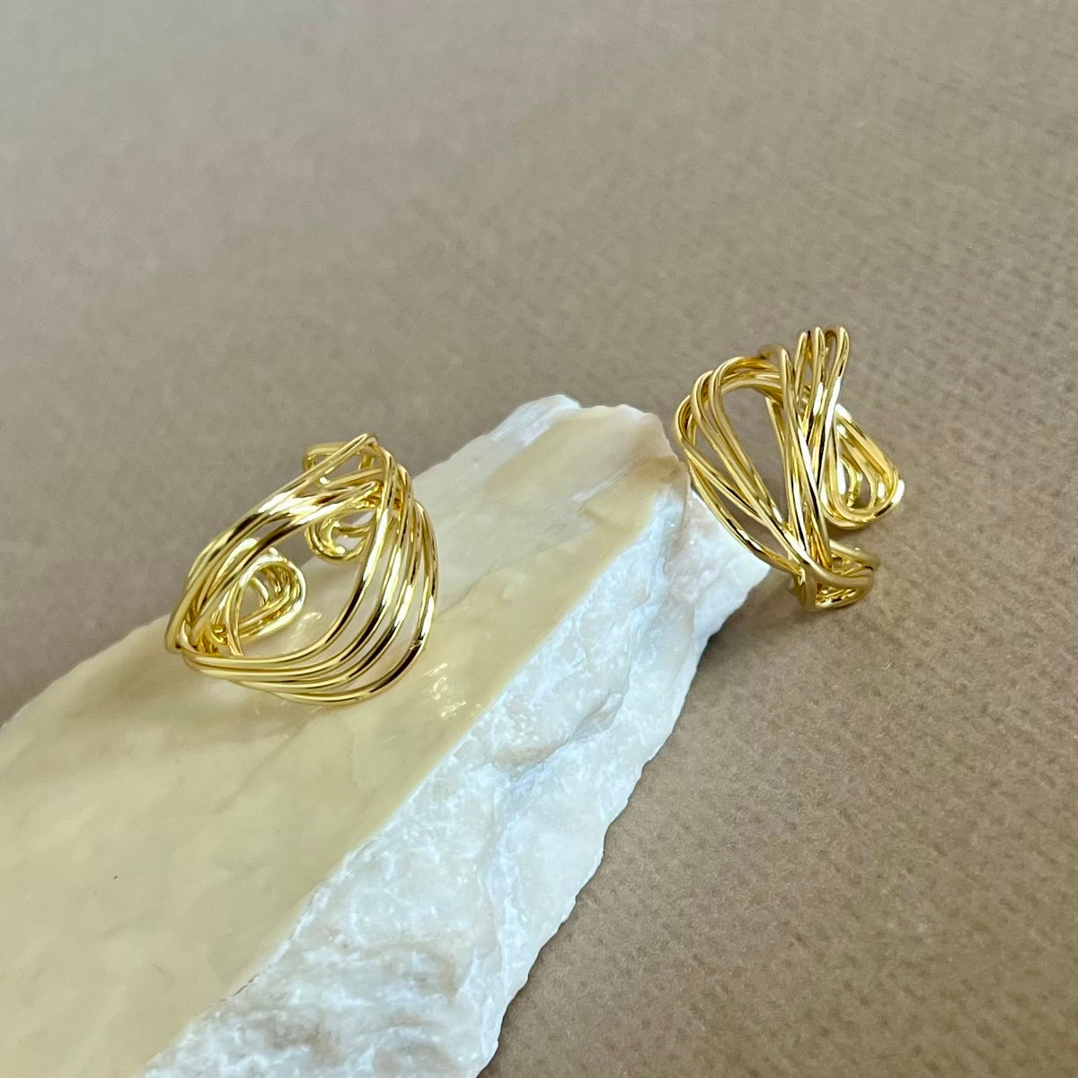 Omega | Gold Plated Ring