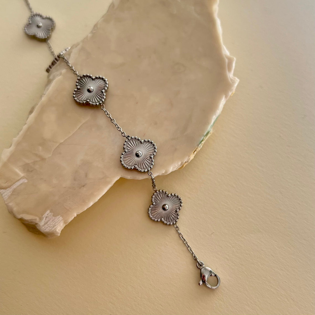 Silver Cleef | Gold Plated Bracelet