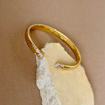 Orfin 02 | Gold Plated Bangle