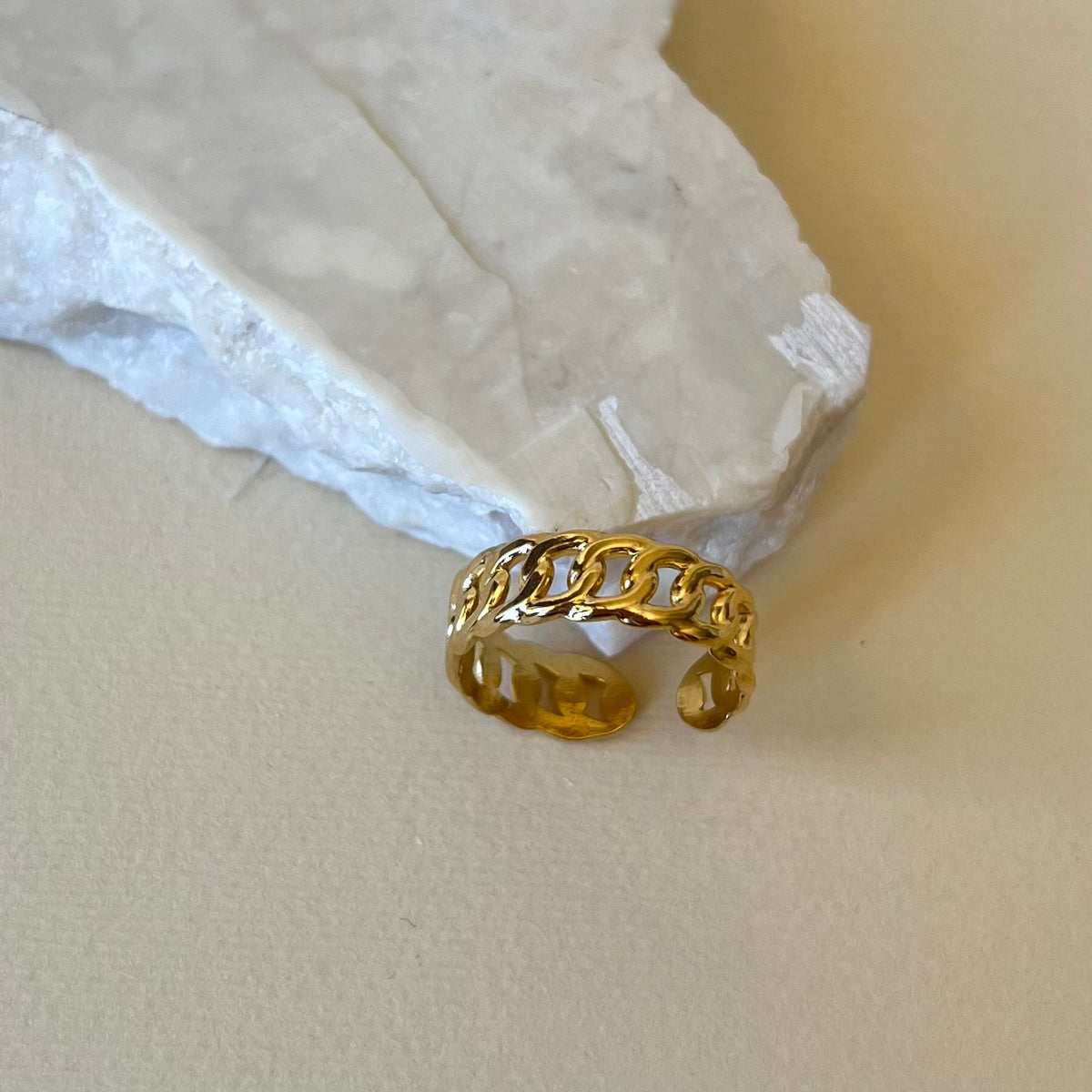 Saige 02 | Gold Plated Ring