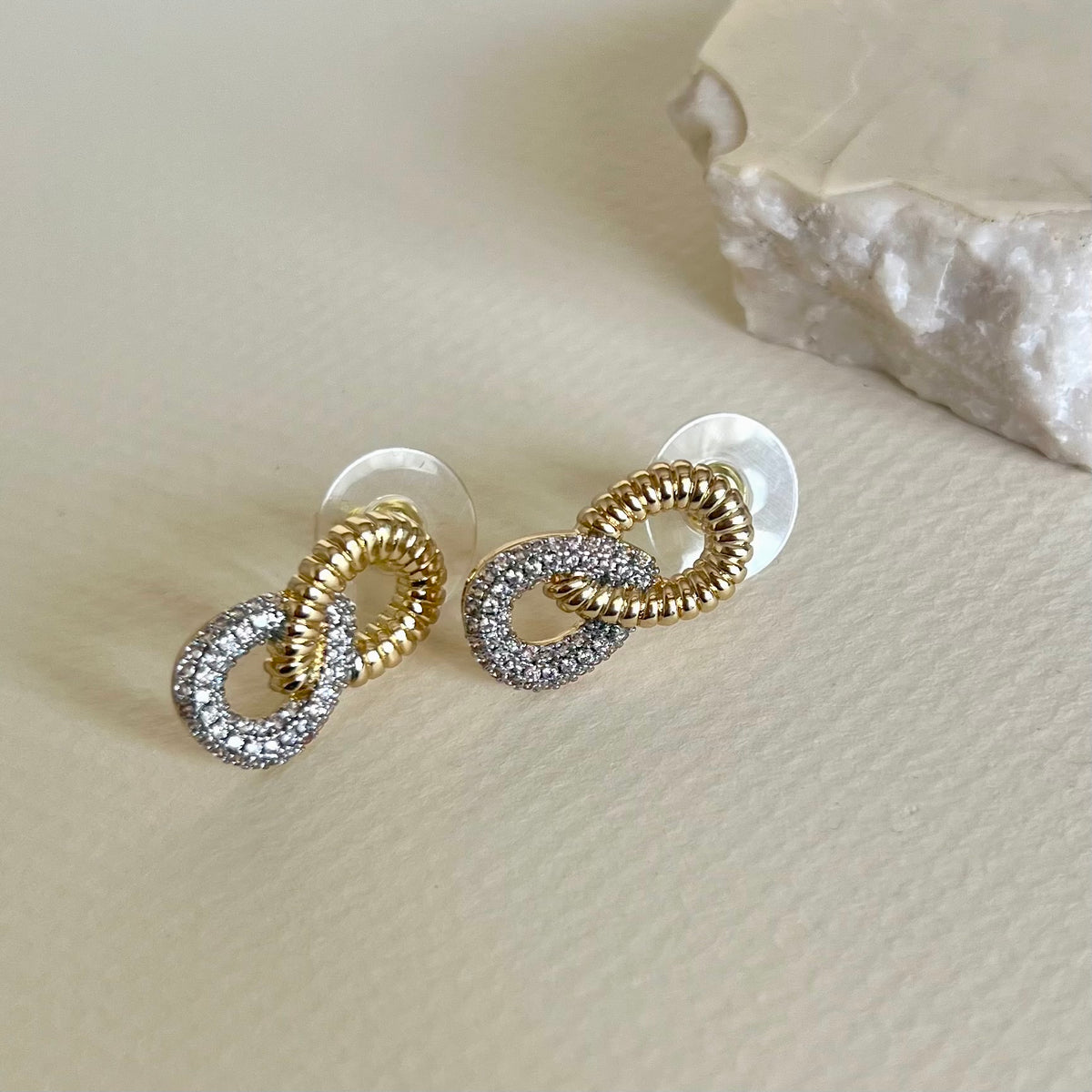 Infinity | Gold Plated Earrings