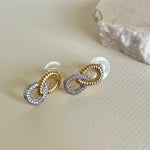 Infinity | Gold Plated Earrings