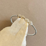 Sinal | white Gold Plated Bangle