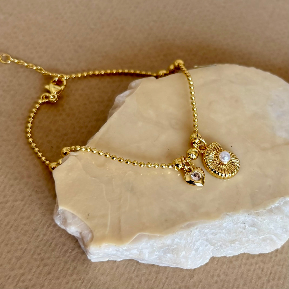 The shell | Gold Plated Bracelet