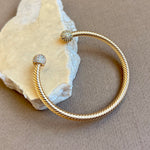 Florin 02 | Gold Plated Bangle