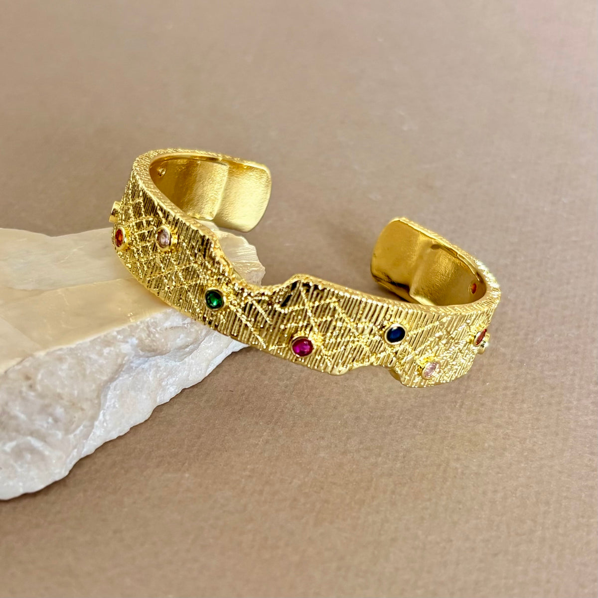 Layali | Gold Plated Bangle