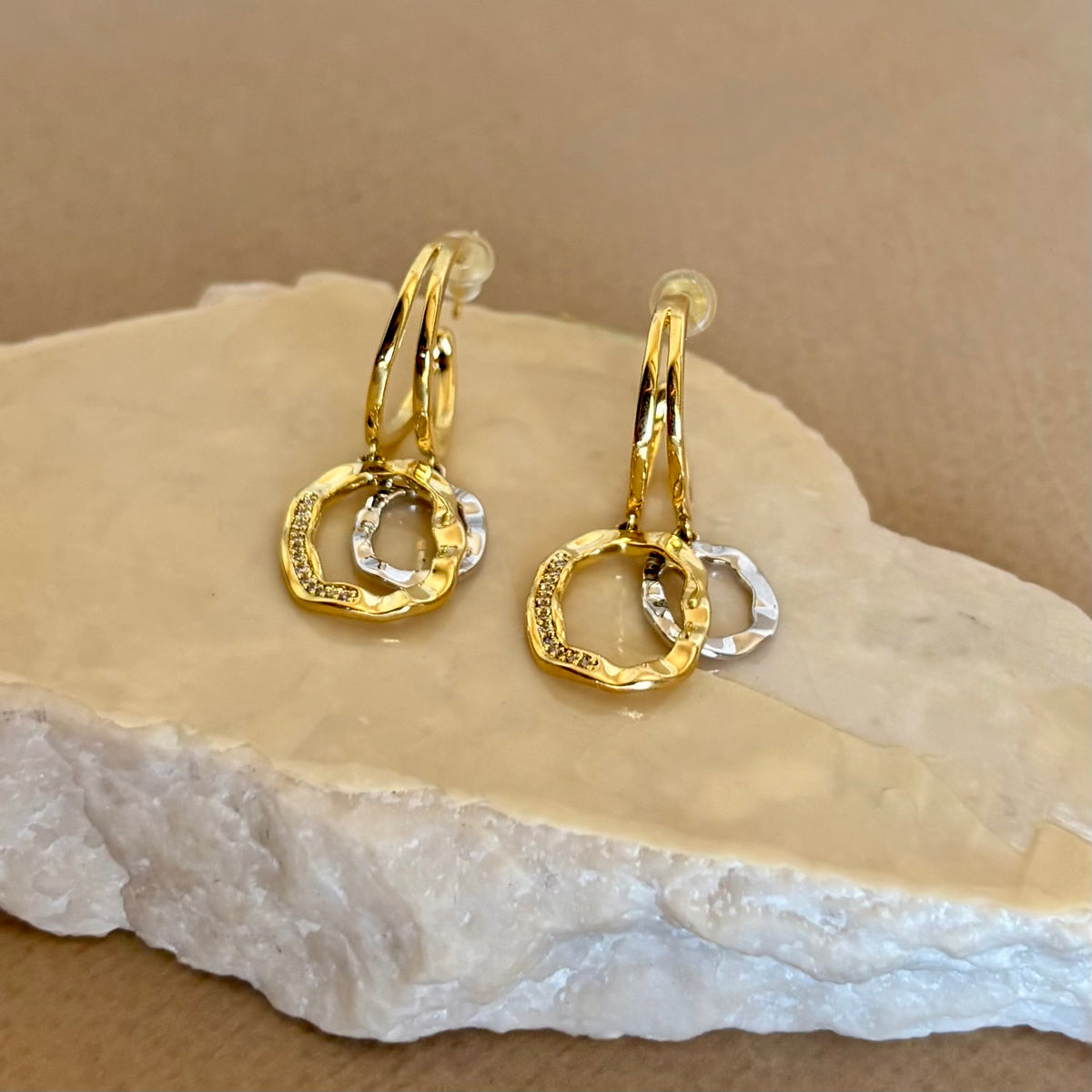 Azelune | Gold Plated Earrings