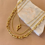 Avenor | Triple Layers Gold Plated Necklace
