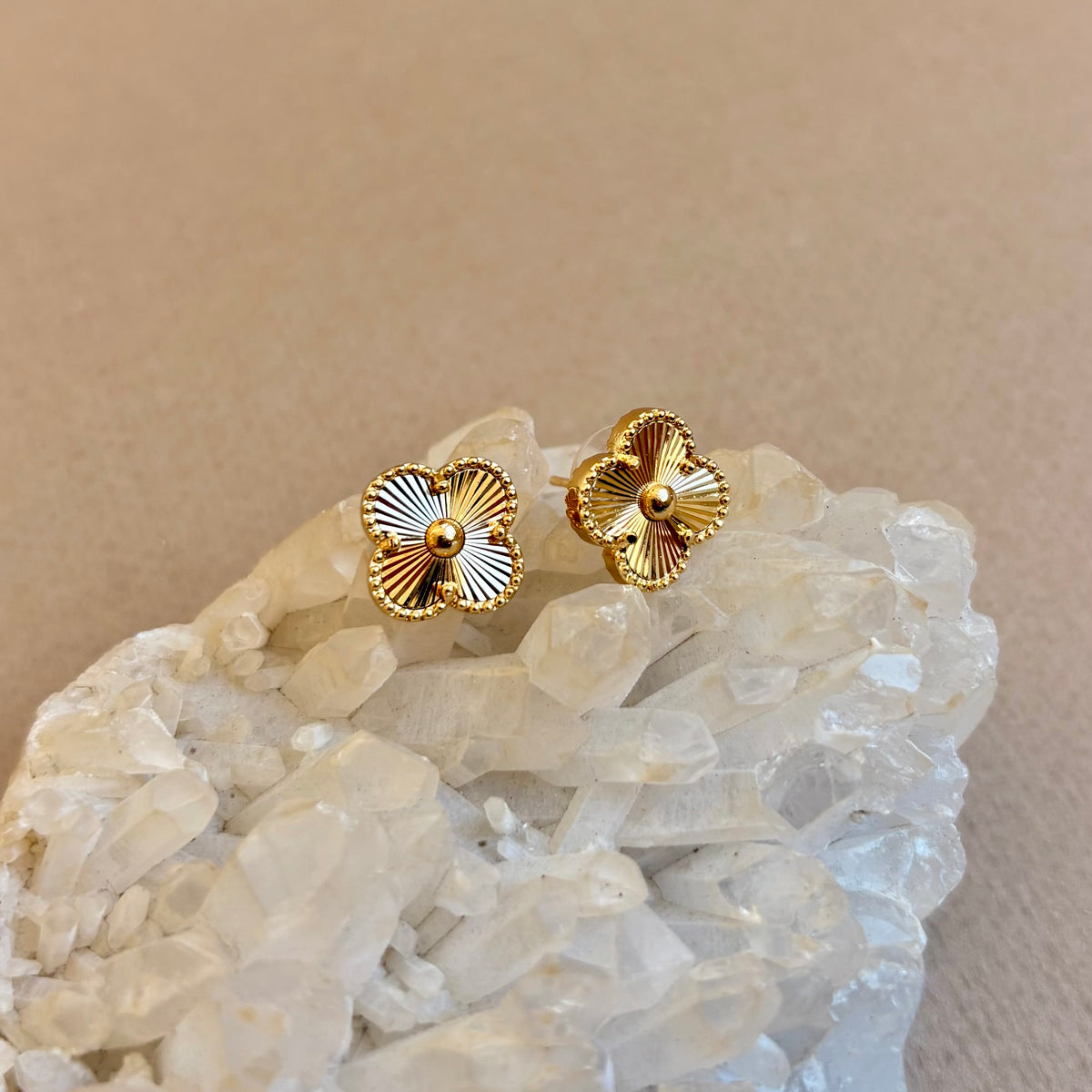 Cleefer 02 | Gold Plated Earrings