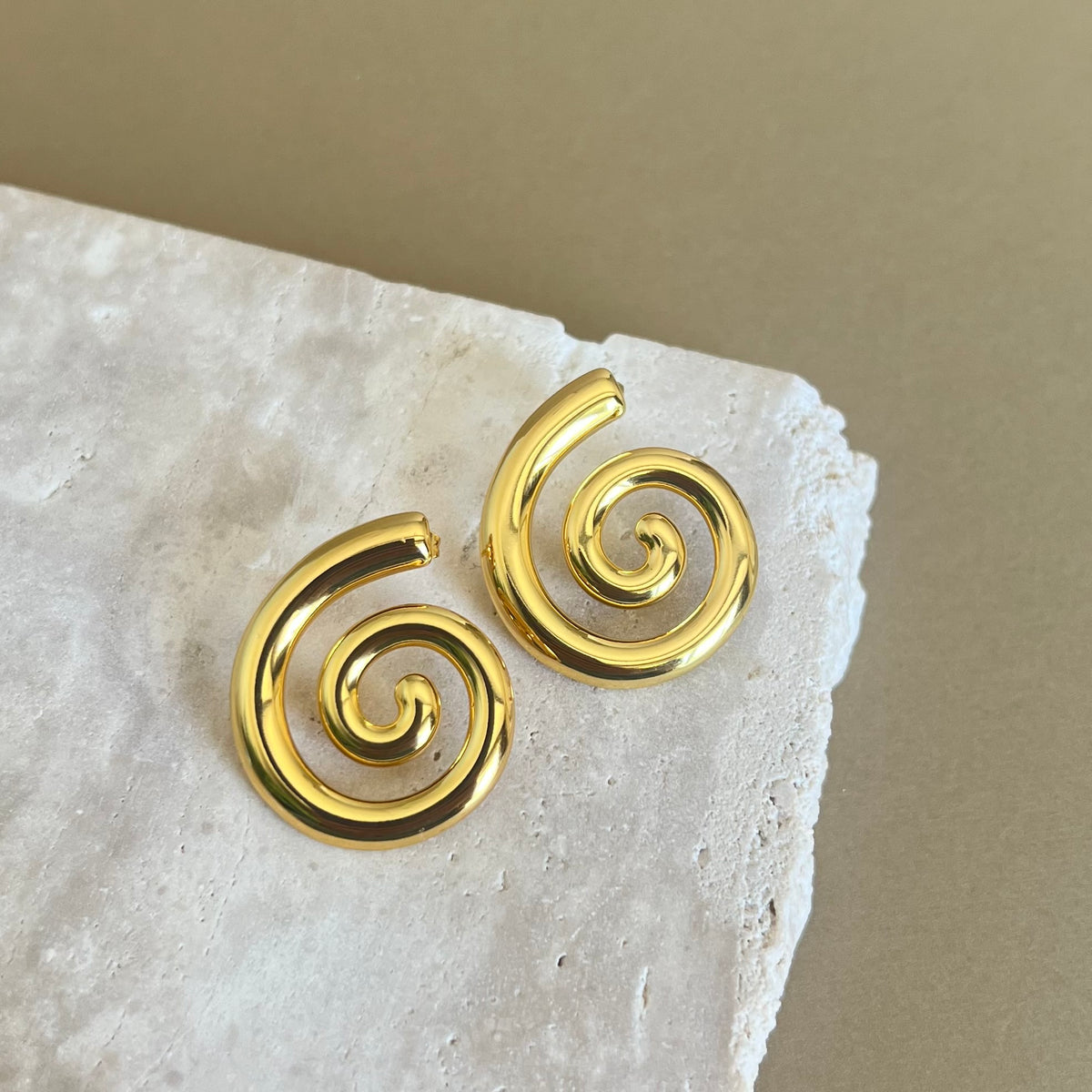 Havana | Gold Plated Earrings