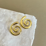 Havana | Gold Plated Earrings