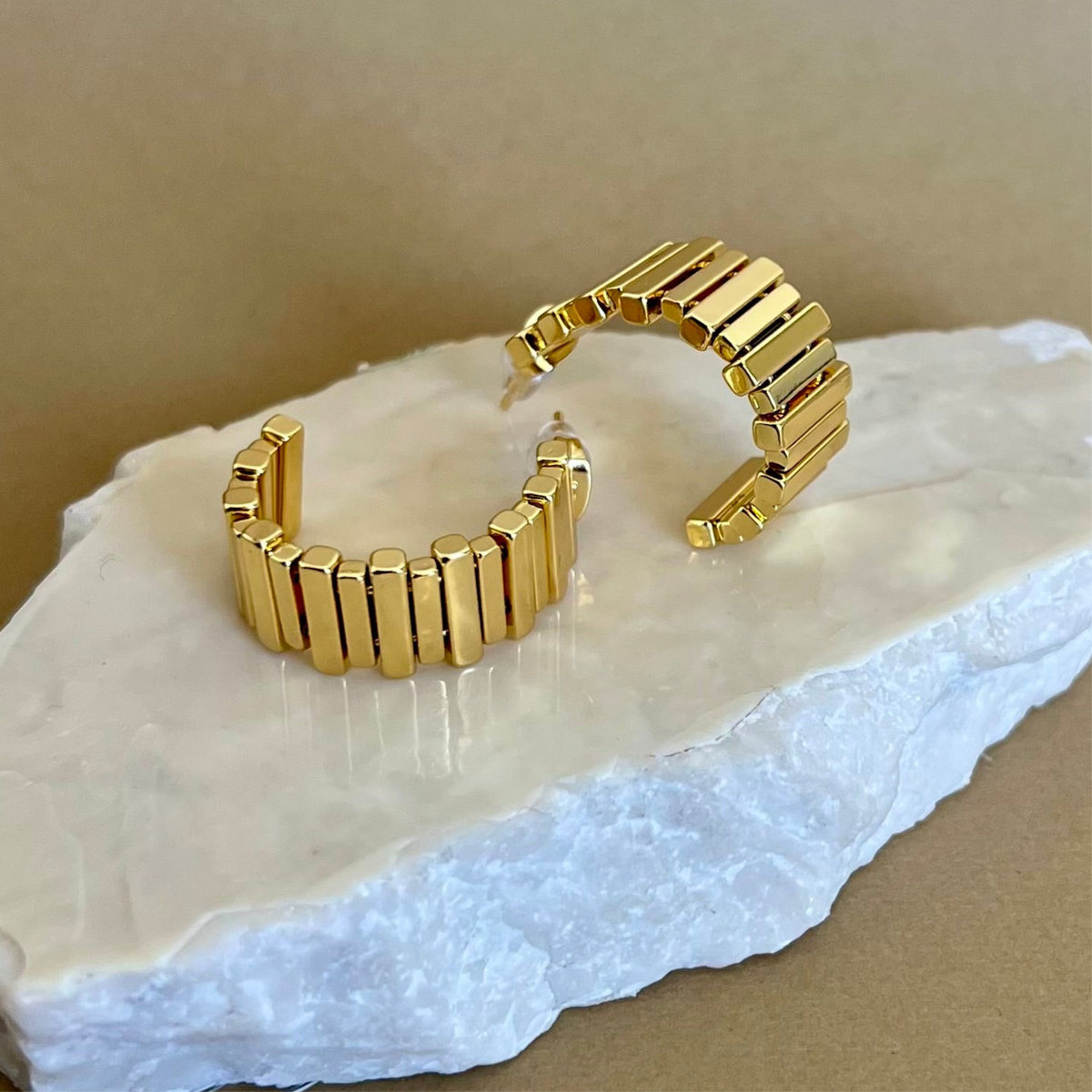 Orlina | Gold Plated Earrings