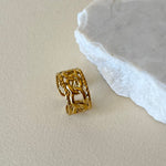 Saige 03 | Gold Plated Ring