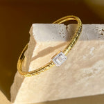 Sola 02 | Gold Plated Bangle
