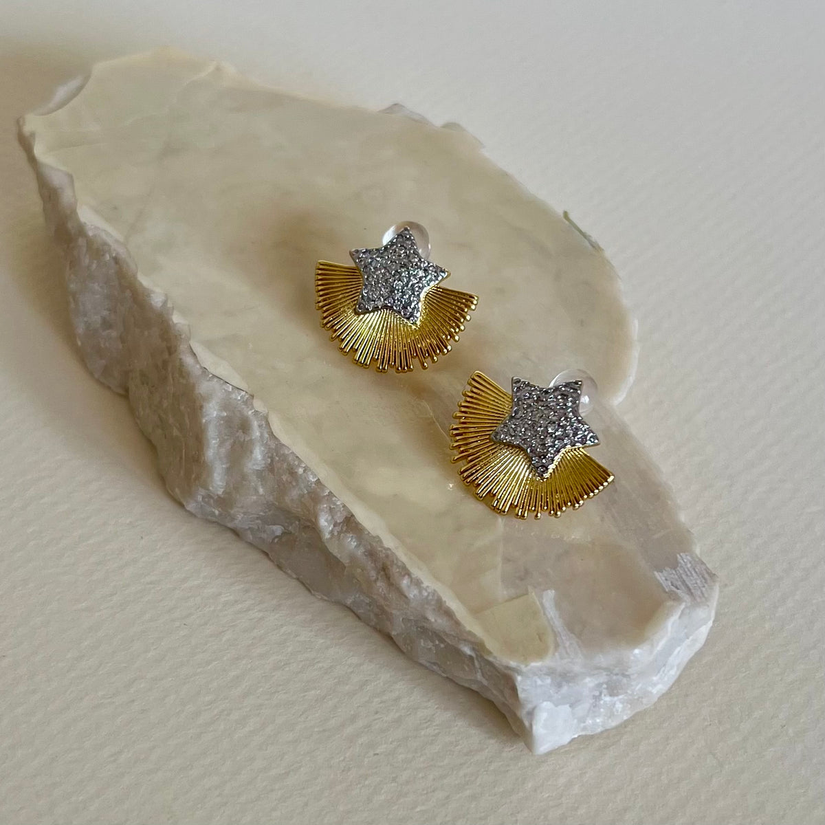 Ziva | Gold Plated Earrings