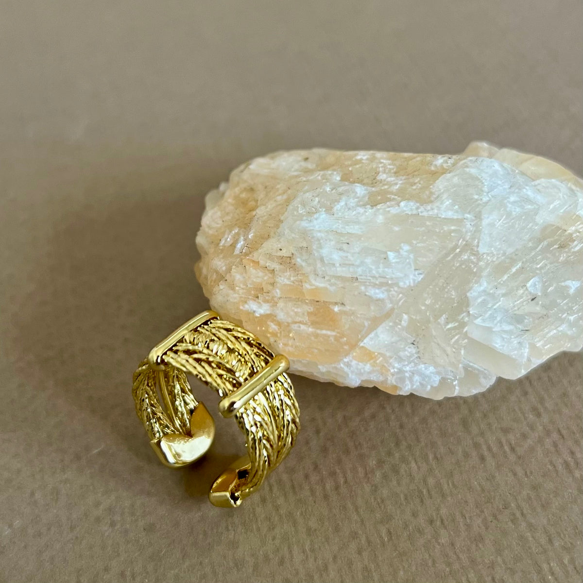 Flora 02 | Gold Plated Ring