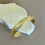 Zyra | Gold Plated Bangle