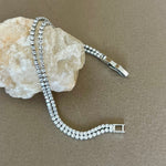 Glam's Tennis 02 | Gold Plated Bracelet