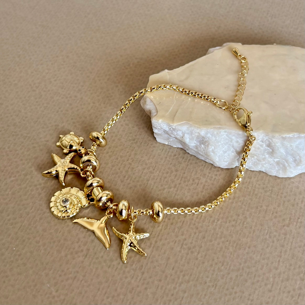 Sea Breeze | Gold Plated Bracelet