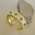 Mother Of Pearl | Gold Plated Bangle