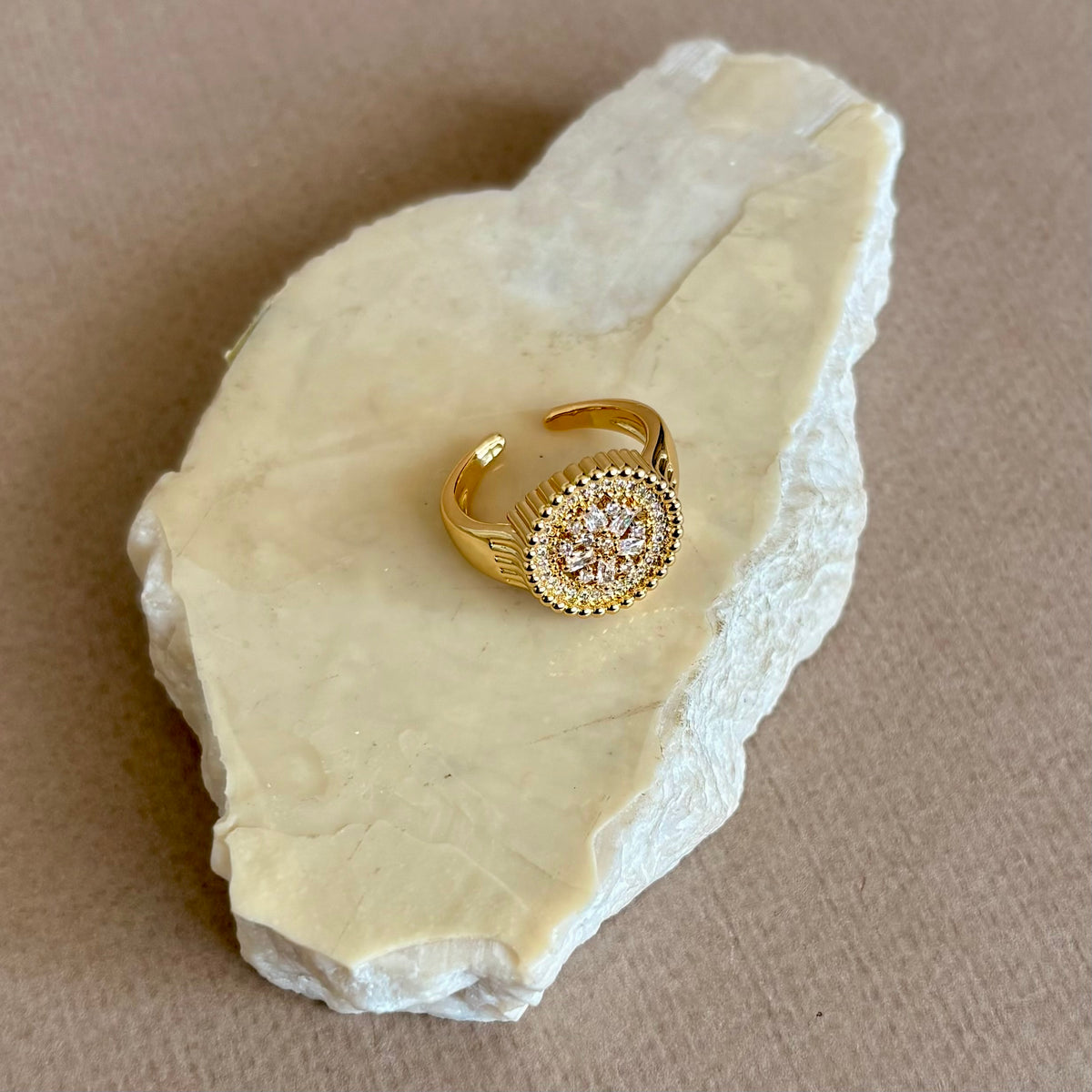 Mivora | Gold Plated Ring