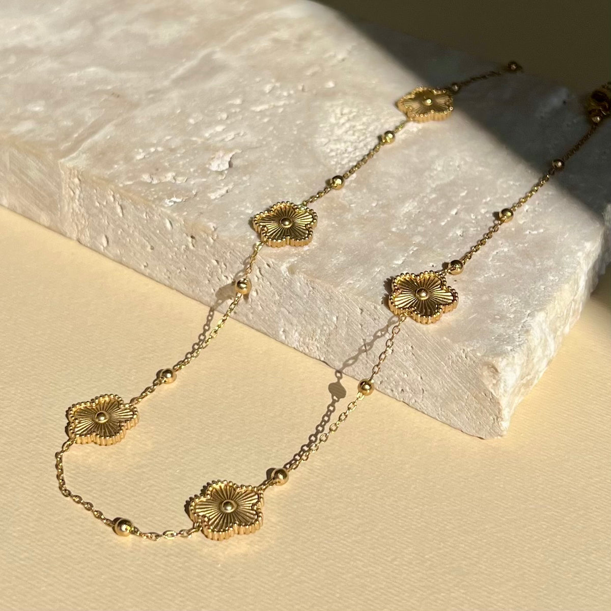 Gold Cleef 03 | Gold Plated Necklace