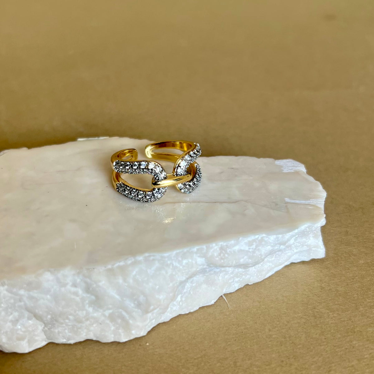 Soli | Gold Plated Ring