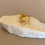 Bones | Gold Plated Ring