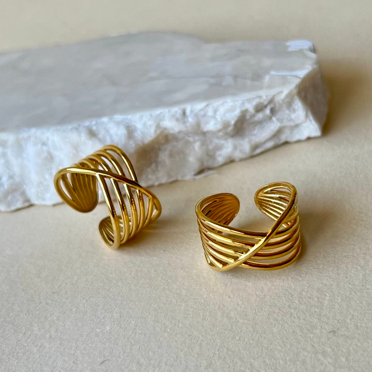 Rudina | Gold Plated Ring