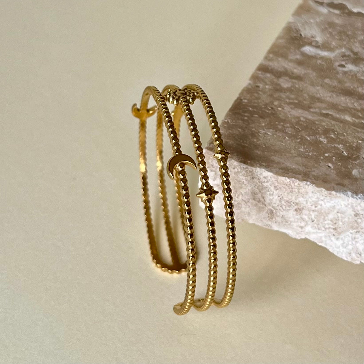 Finch | Gold Plated Bangle