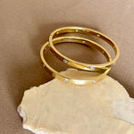 Lexelle | Gold Plated Bangle